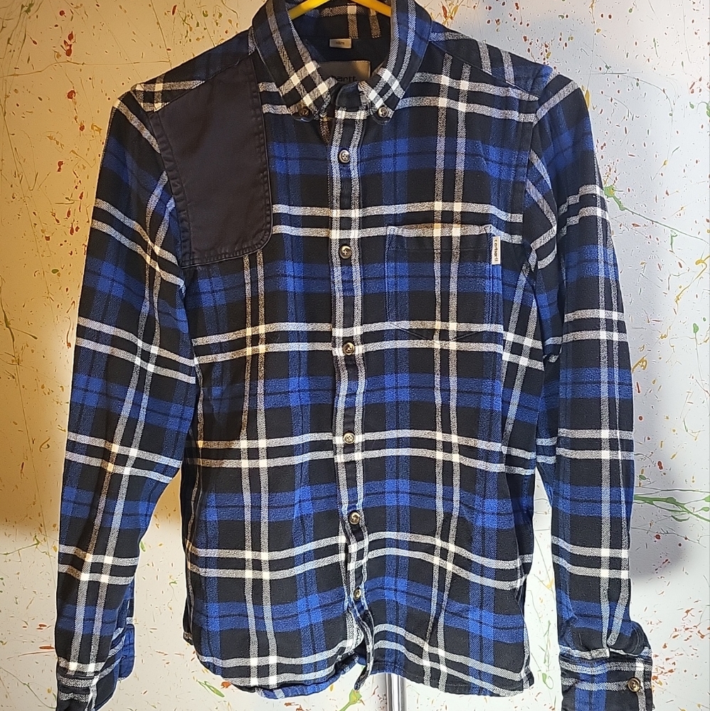 carhartt work in progress flannel Shirt Woman Size S